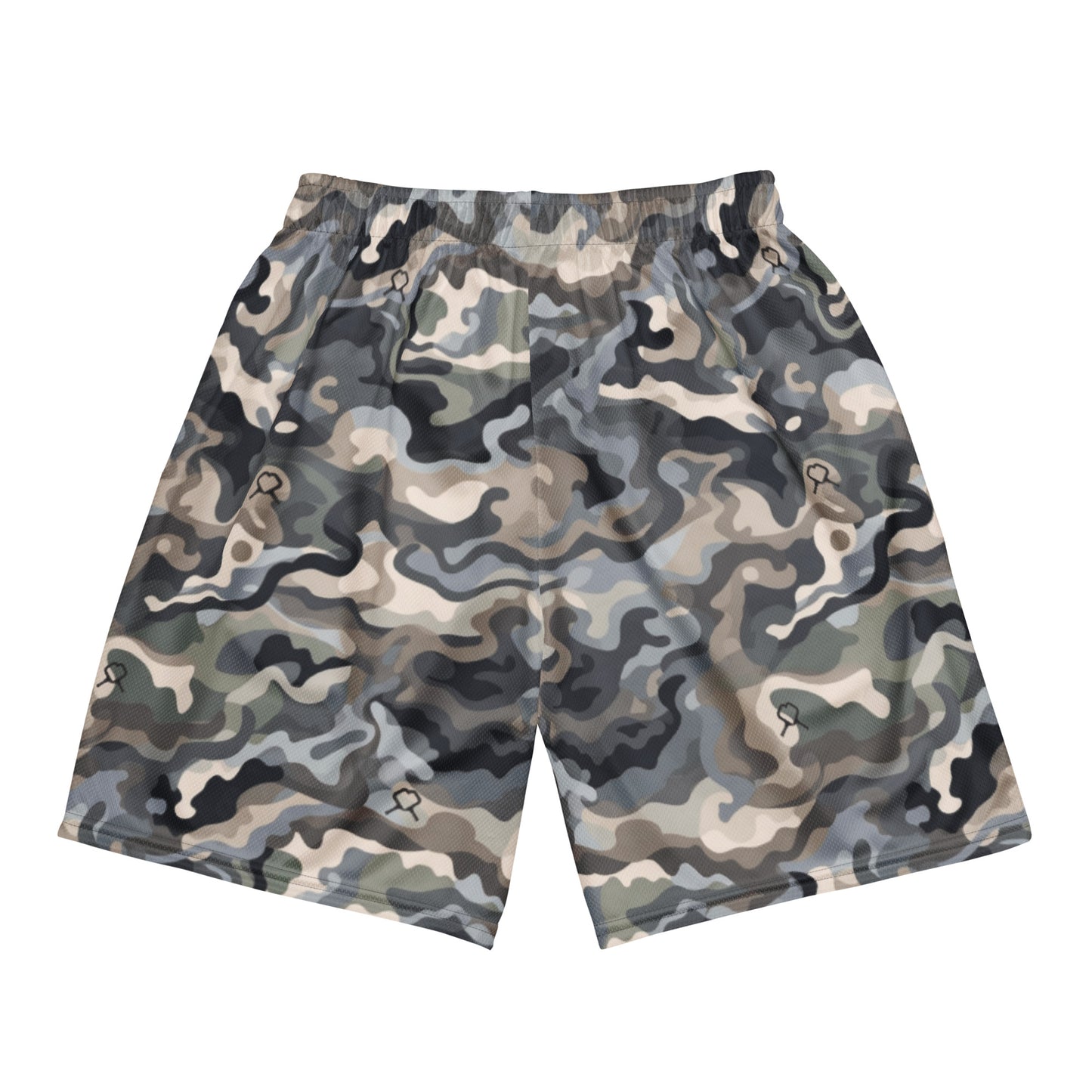 Mens camo mesh shorts