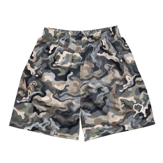 Mens camo mesh shorts