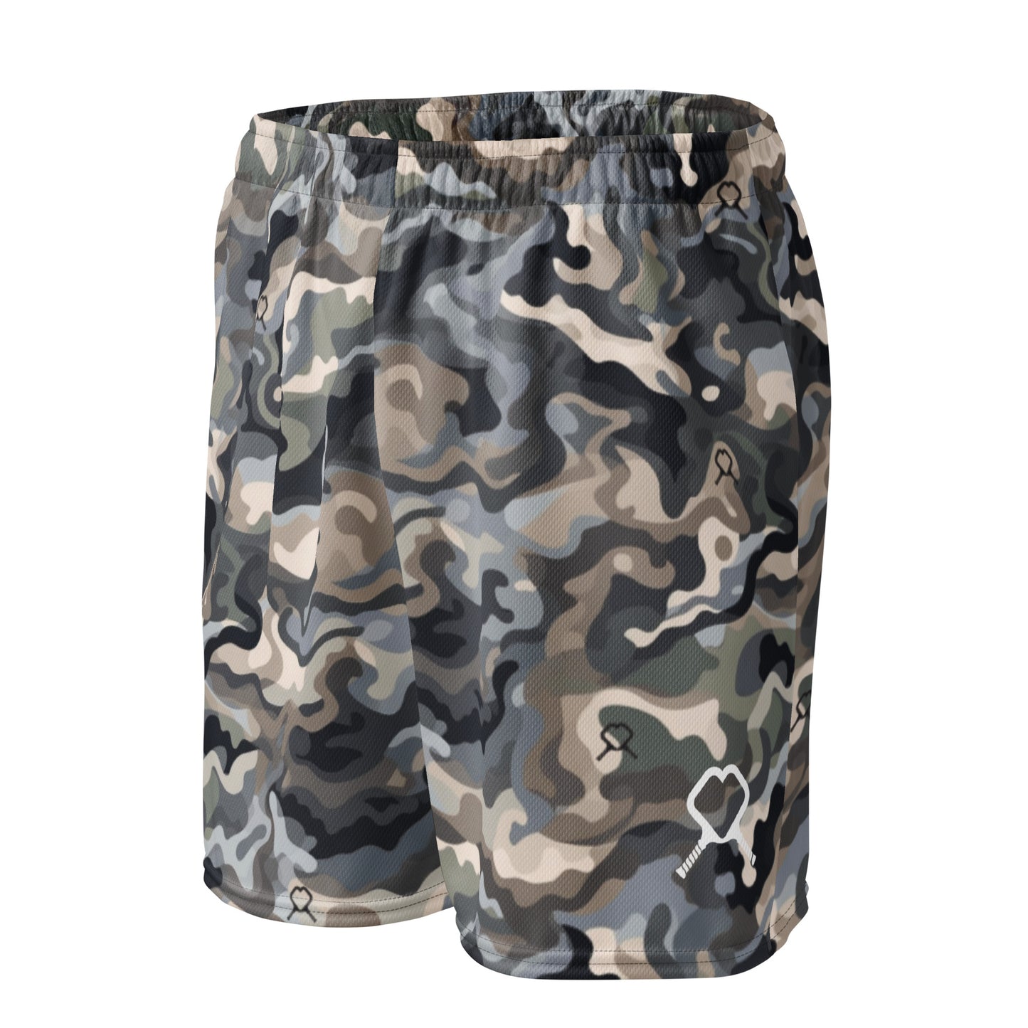 Mens camo mesh shorts