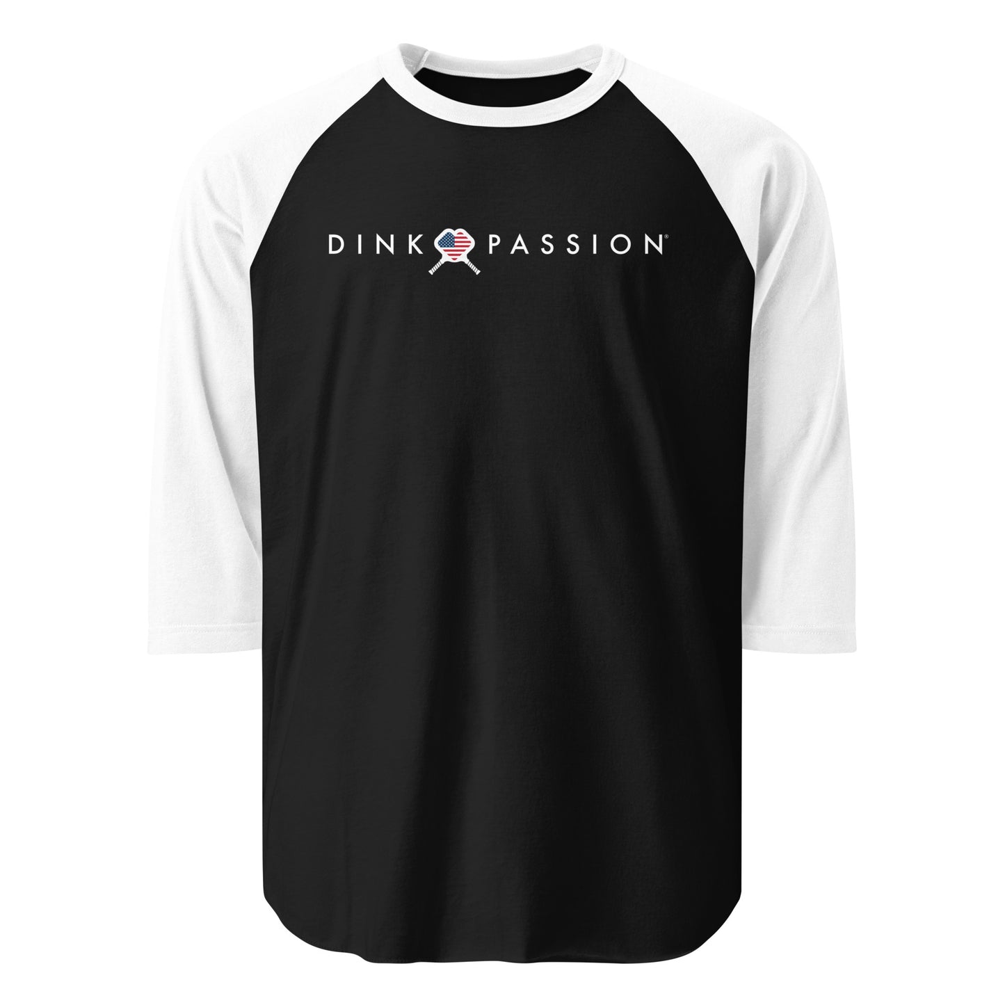 USA 3/4 sleeve raglan shirt